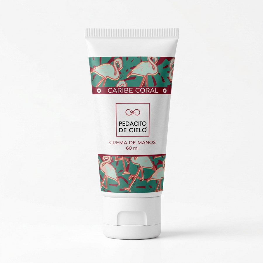 Crema de Manos Caribe Coral 250 ml - Pedacito de Cielo