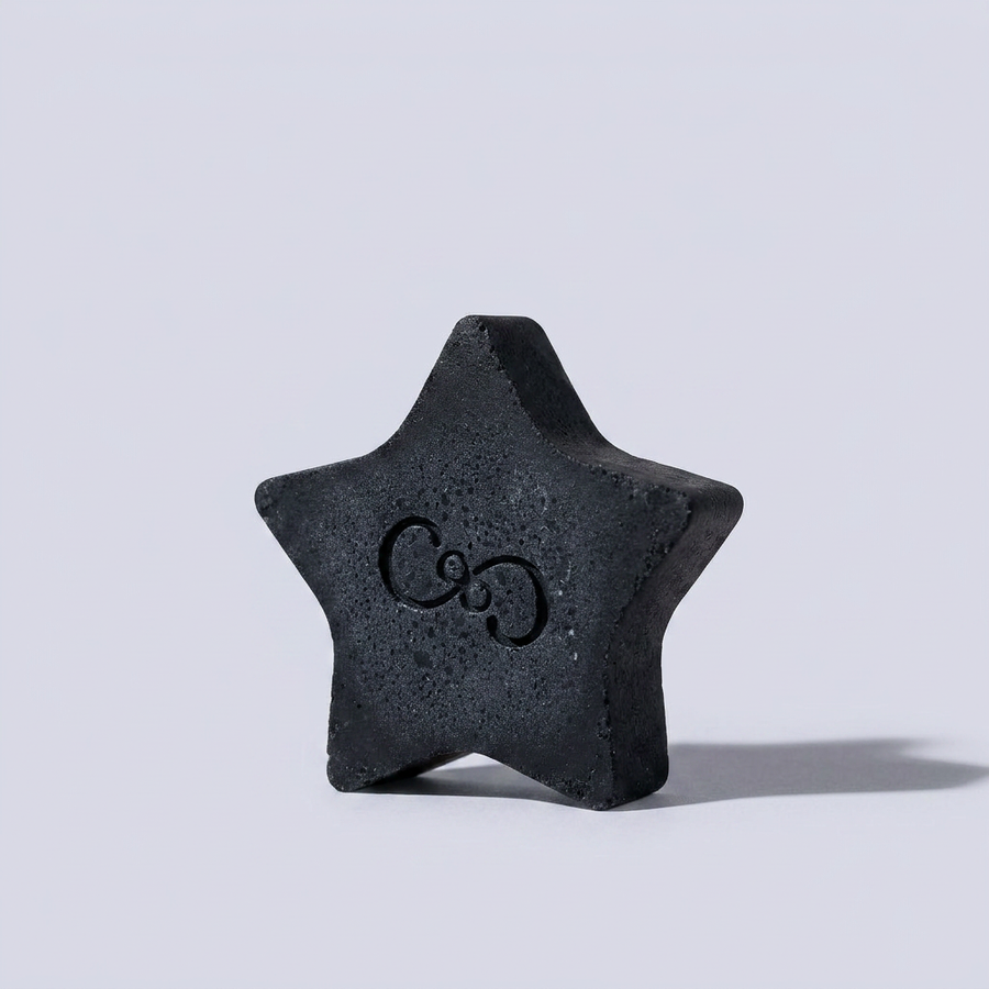 Jabón Artesanal Estrella · Carbón