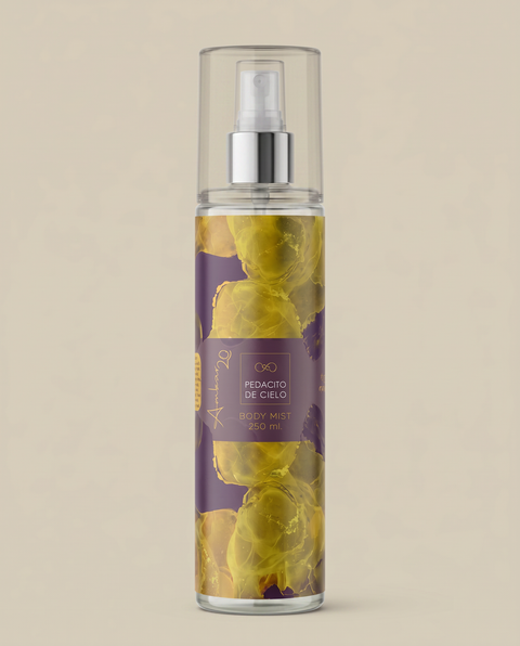 Body Mist Ámbar 20 250 ml — Pedacito de Cielo