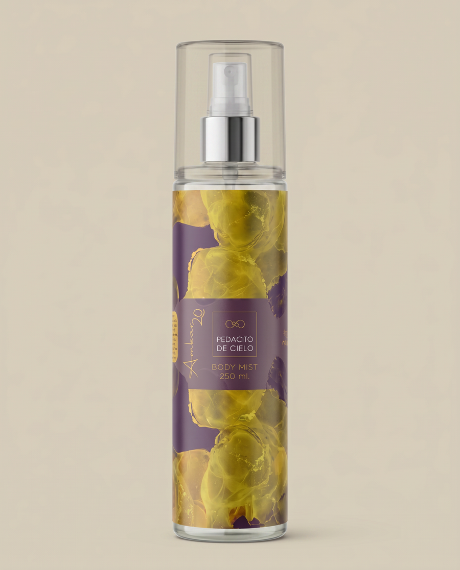 Body Mist Ámbar 20 250 ml — Pedacito de Cielo