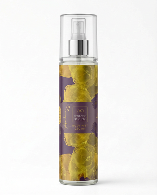 Body Mist Ámbar 20 250 ml - Pedacito de Cielo