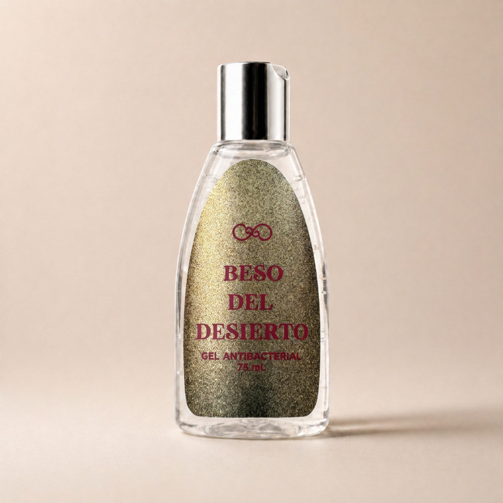 Gel Antibacterial Beso del Desierto 75 ml - Pedacito de Cielo