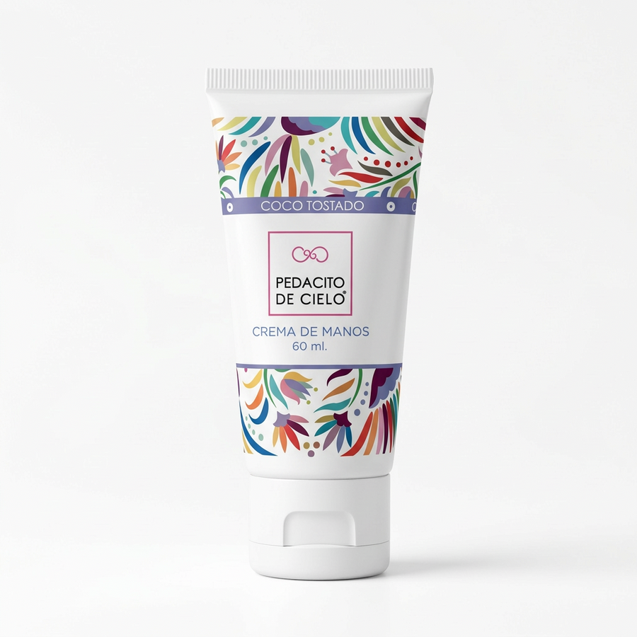 Crema de Manos Coco Tostado 250 ml - Pedacito de Cielo