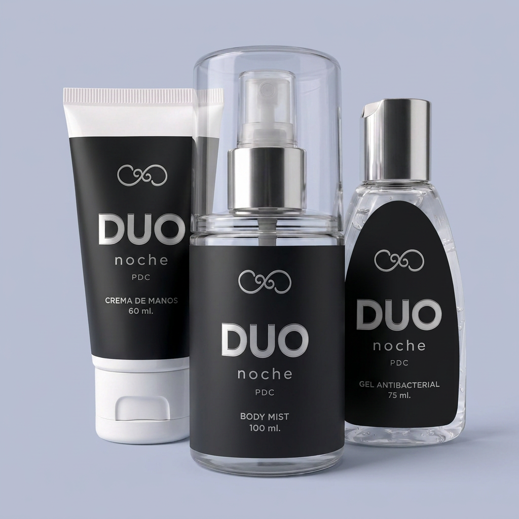 Kit Mini Dúo Noche - Crema, Body Mist y Gel Antibacterial