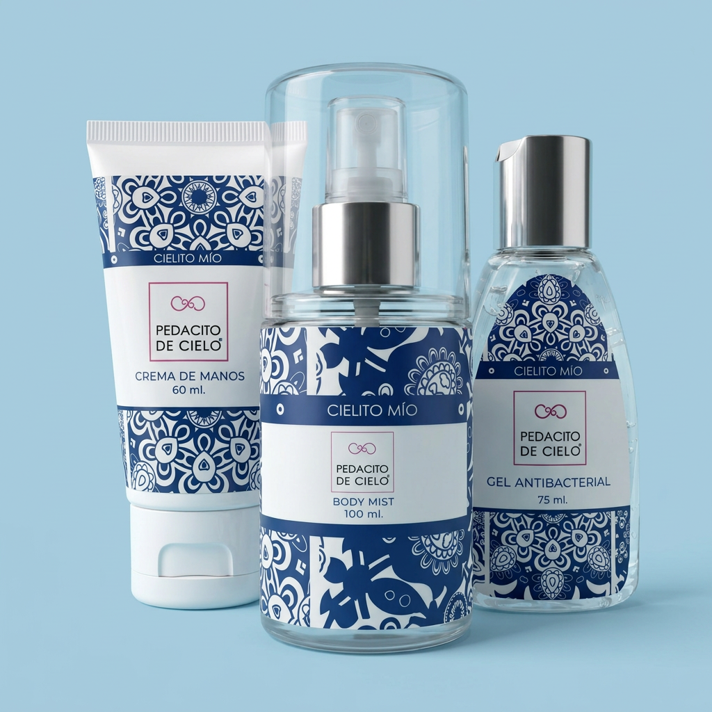Kit Mini Cielito Mío - Crema, Body Mist y Gel Antibacterial