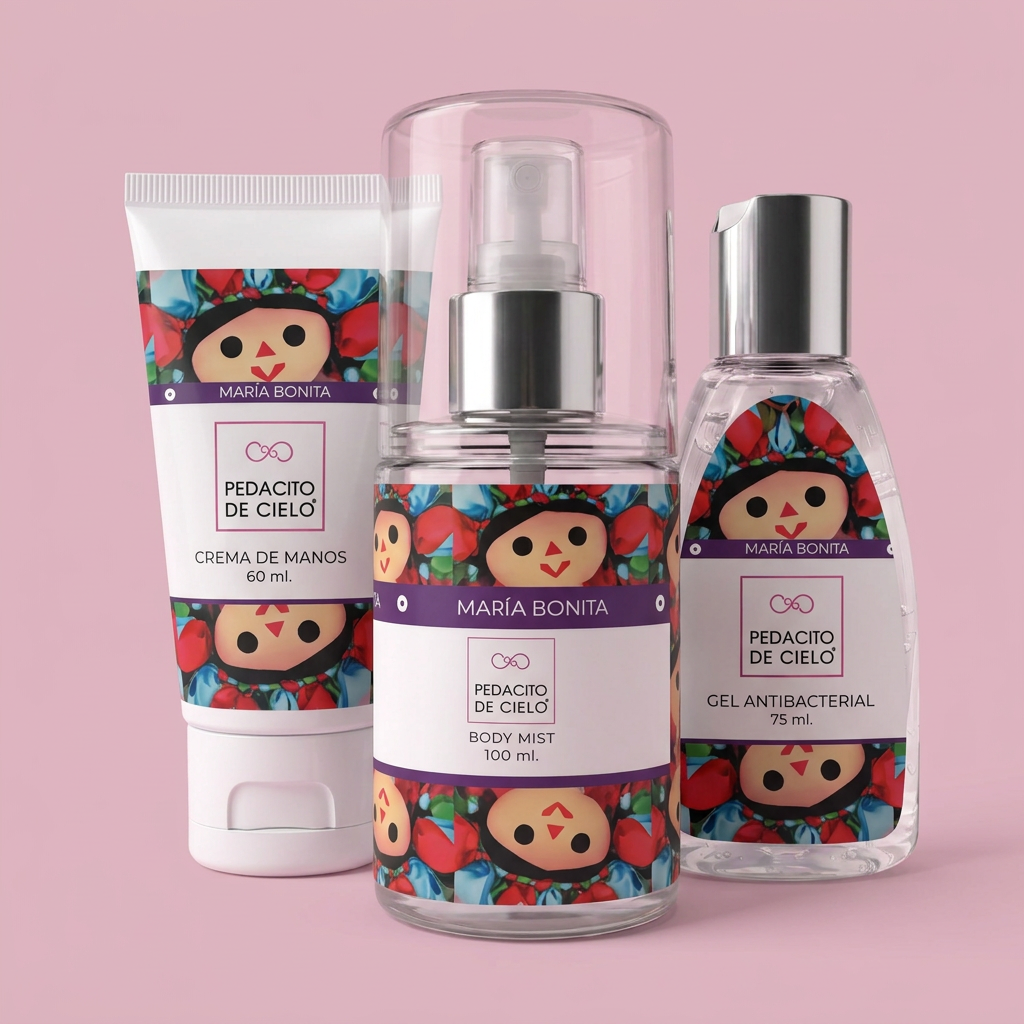 Kit Mini María Bonita - Crema, Body Mist y Gel Antibacterial