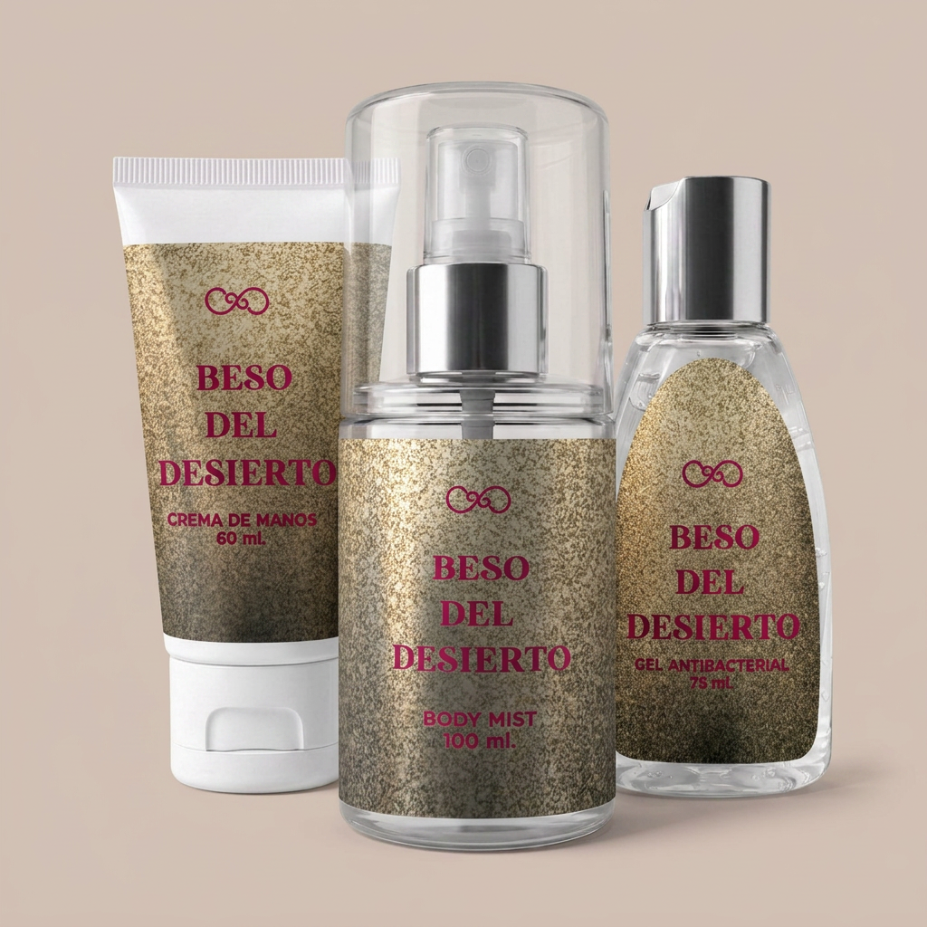 Kit Mini Brisa del Desierto - Crema, Body Mist y Gel Antibacterial
